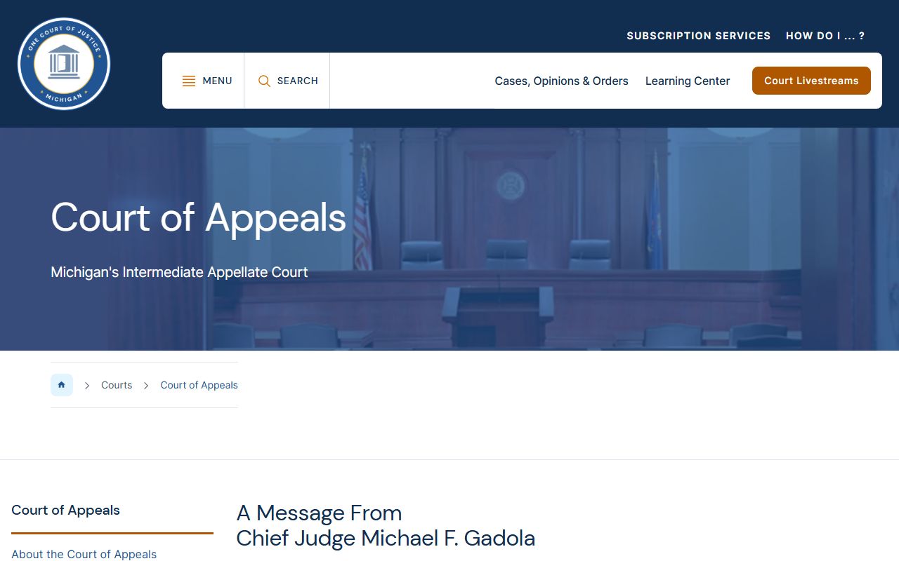 Emmet County Circuit Court appeals to the Michigan Court of Appeals